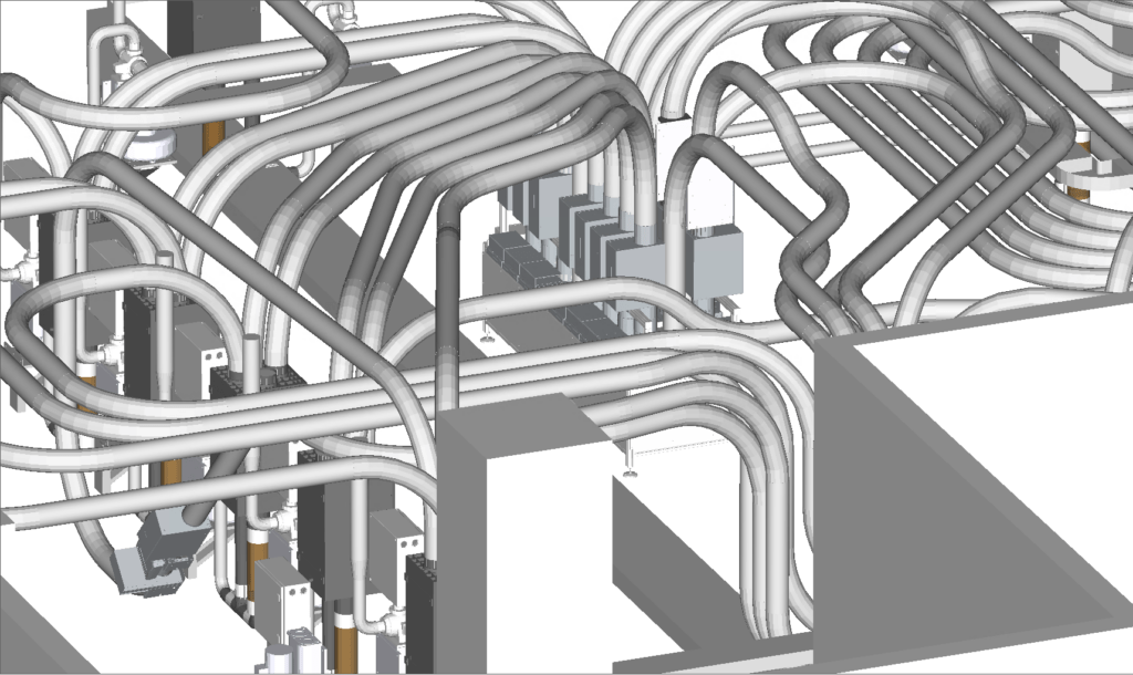 Planung von Rohrpost Anlage mit BIM